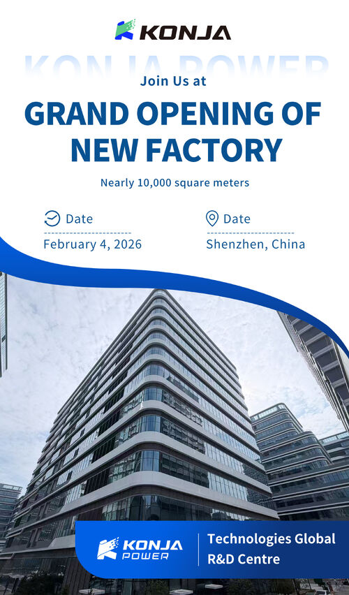 Blog công ty mới nhất về Trung tâm Nghiên cứu & Phát triển Toàn cầu Konja Power Sắp Khai Trương Tại Thâm Quyến