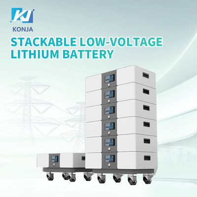 Giá tốt. KonJa 51.2V 5.12kWh 10.24 KWh 15.46kWh 20.48kWh 25.6kWh 30.72kWh Pin lưu trữ năng lượng mặt trời gia dụng trực tuyến