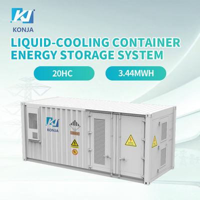 Giá tốt. KonJa Lỏng làm mát 3.44MWh Bộ chứa hệ thống lưu trữ năng lượng lớp A Bộ chứa năng lượng pin trực tuyến