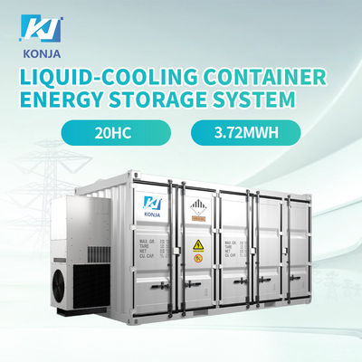 Giá tốt. KonJa Lỏng làm mát 3.72MWh Bộ chứa Hệ thống lưu trữ năng lượng lớp A Bộ chứa năng lượng pin 860V trực tuyến