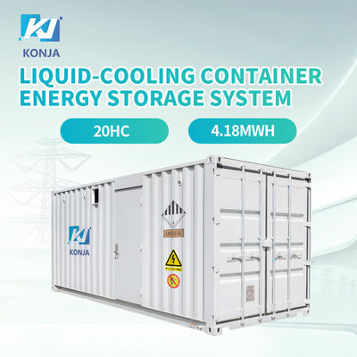 Giá tốt. KonJa 4.18MWh 20FT Bộ chứa hệ thống lưu trữ năng lượng lớp A Bộ chứa năng lượng pin 1075.2V-1382.4VDC trực tuyến