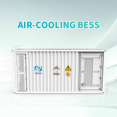 KonJa Không khí làm mát ESS 40FT 2.58MWh 768Vdc Deep Cycle Battery Hệ thống lưu trữ năng lượng 400Vac Bộ chứa pin