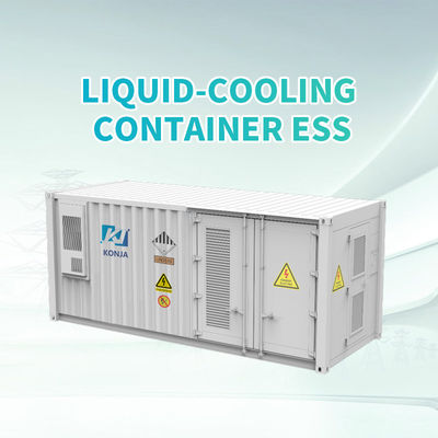 chất lượng KonJa Lỏng làm mát 3.44MWh Bộ chứa hệ thống lưu trữ năng lượng lớp A Bộ chứa năng lượng pin nhà máy sản xuất