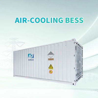 Giá tốt. KonJa Không khí làm mát 20FT 768Vdc 1MWh pin chu kỳ sâu Hệ thống lưu trữ năng lượng trực tuyến